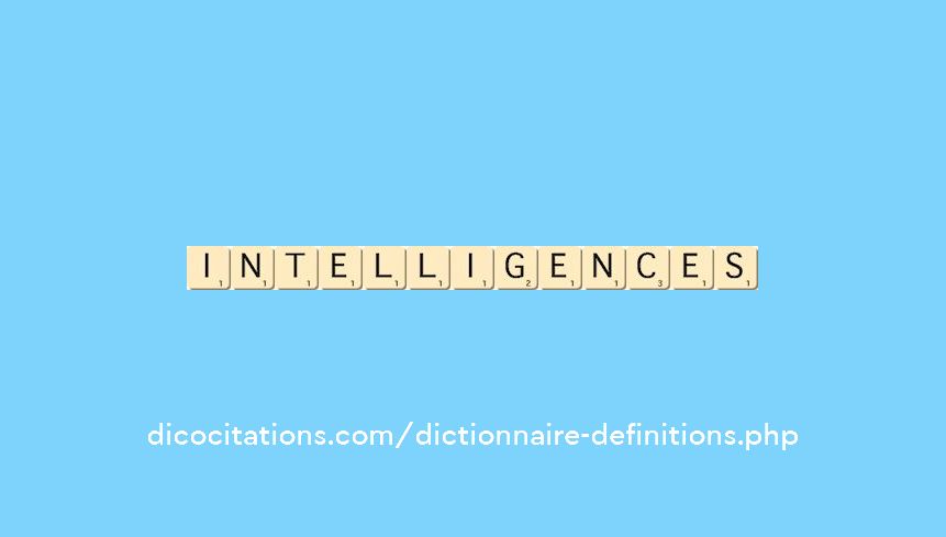 intelligences intelligences