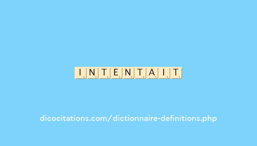 intentait intentait