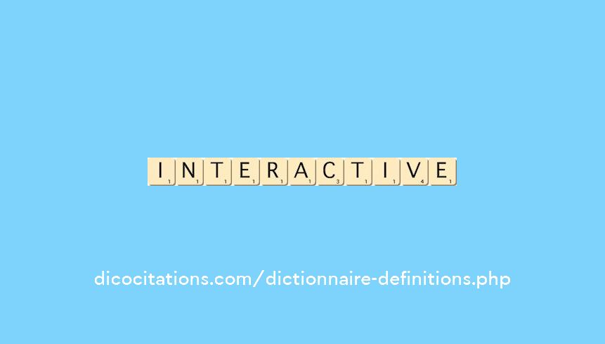 interactive interactive