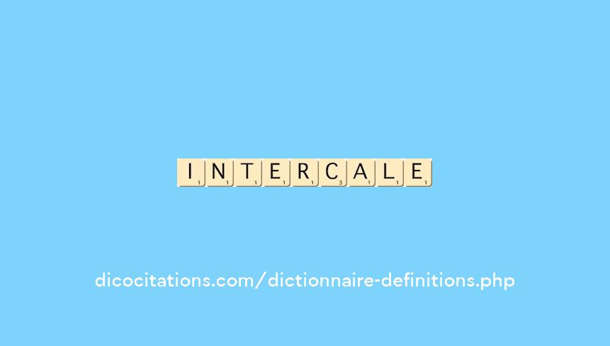 intercale intercale