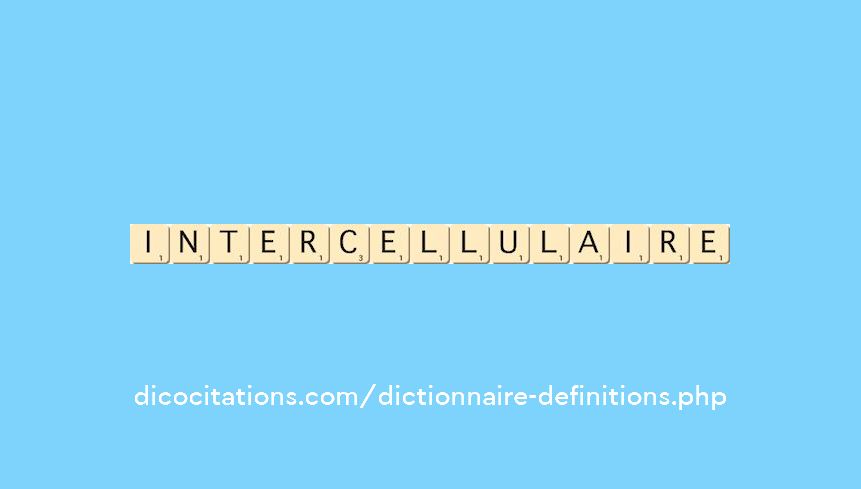 intercellulaire