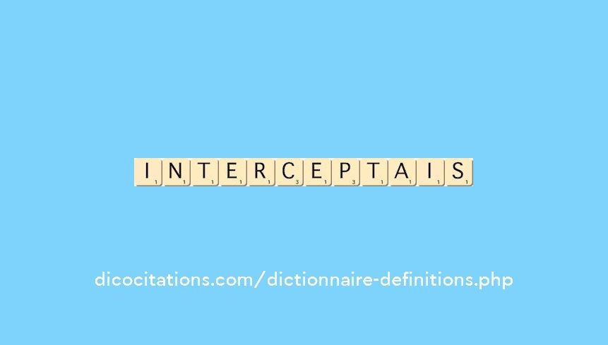 interceptais interceptais