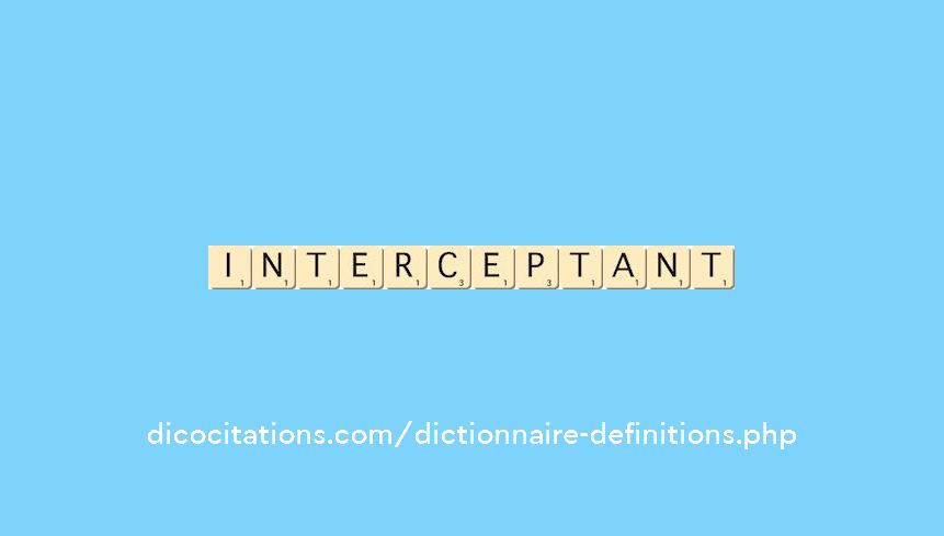 interceptant interceptant