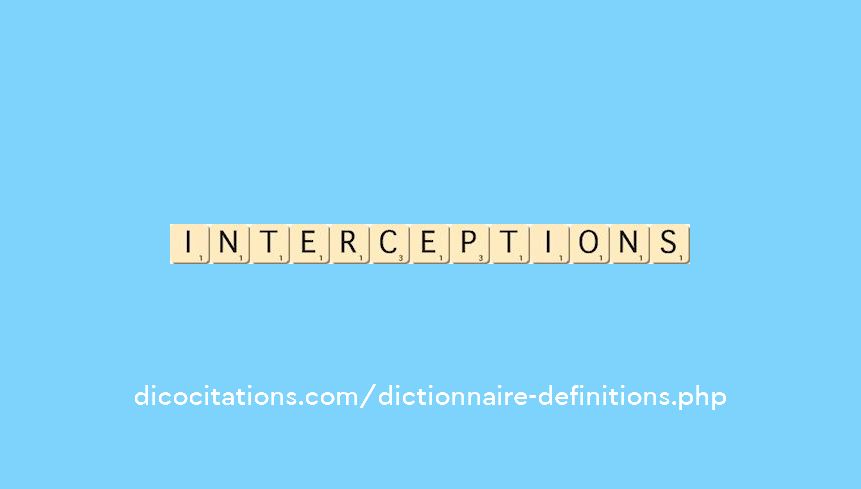 interceptions