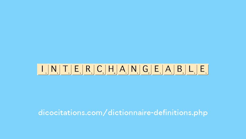 interchangeable