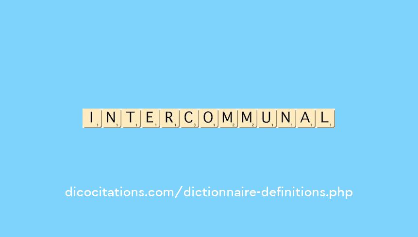 intercommunal intercommunal