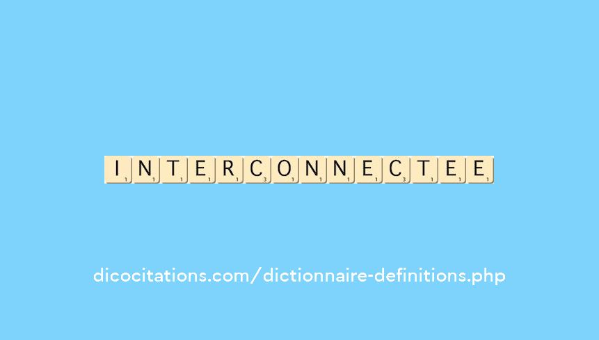 interconnectee interconnectee