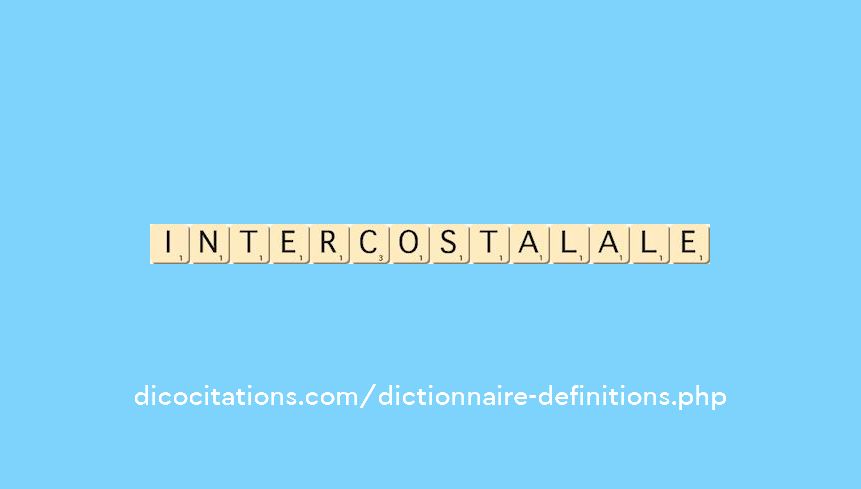 intercostal--ale