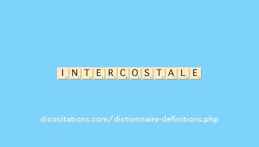 intercostale intercostale