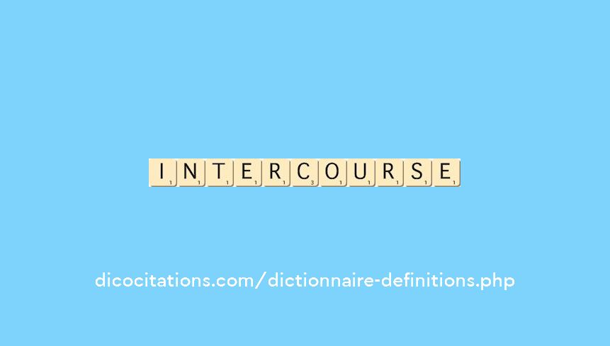 intercourse
