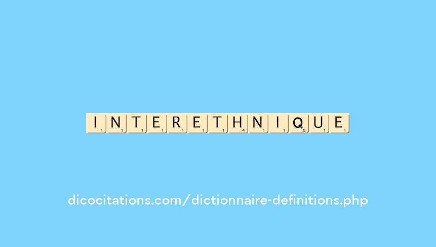 interethnique interethnique