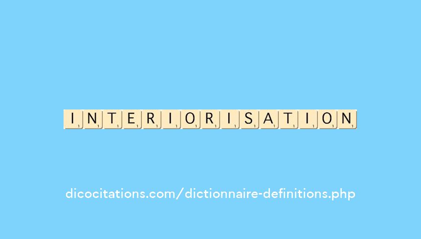 interiorisation