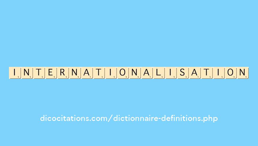 internationalisation