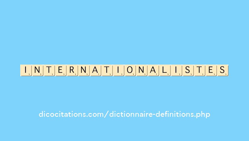 internationalistes