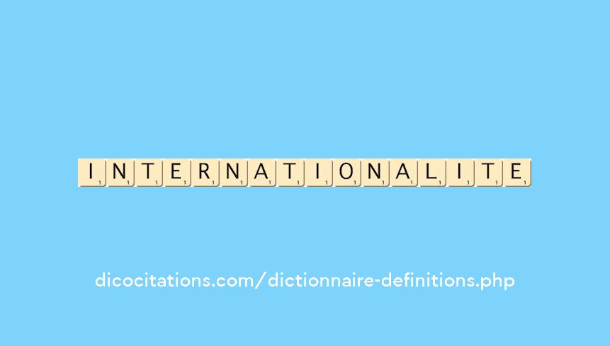 internationalite