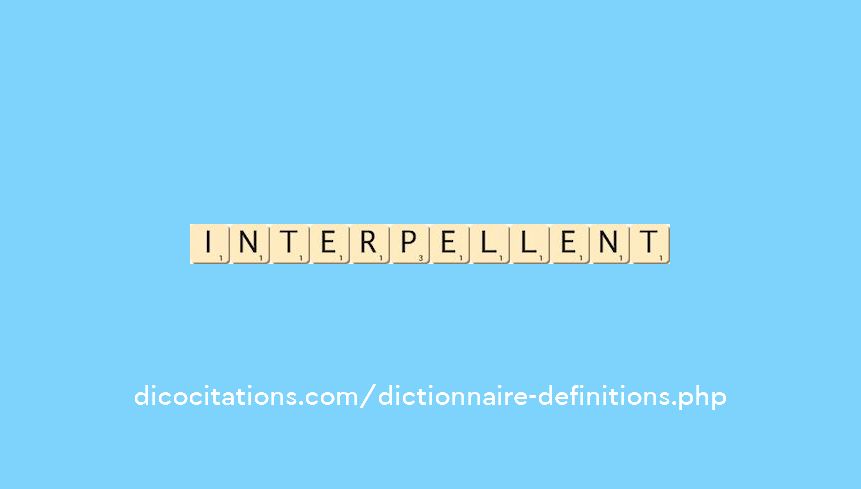 interpellent interpellent