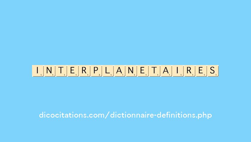 interplanetaires interplanetaires