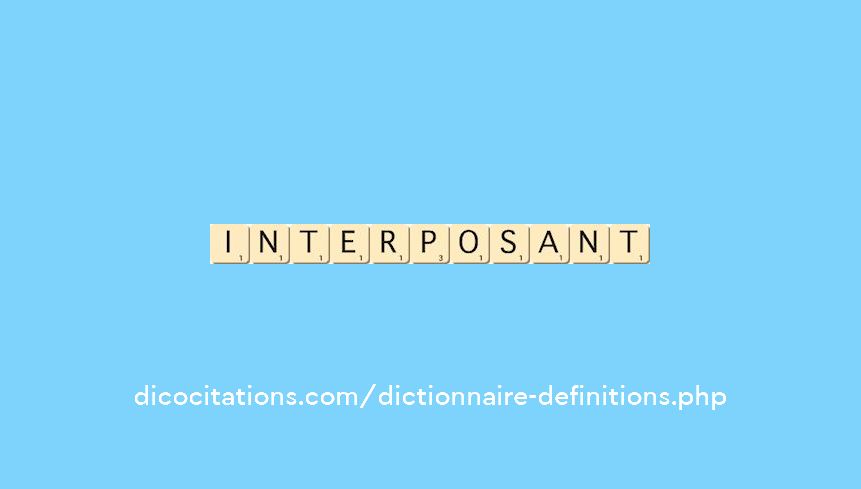 interposant interposant