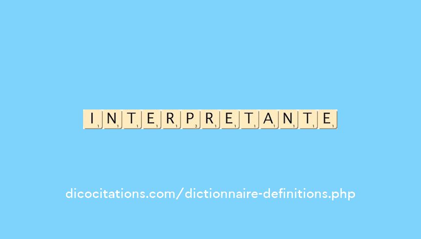 interpretante interpretante