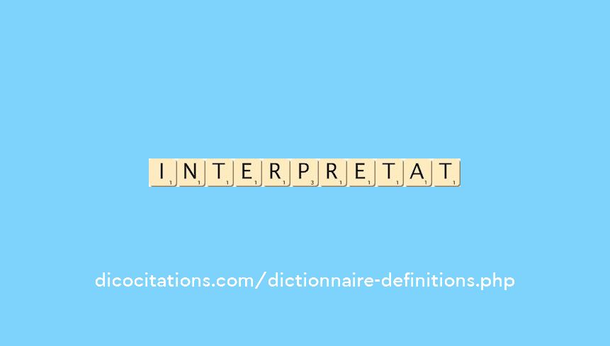 interpretat interpretat