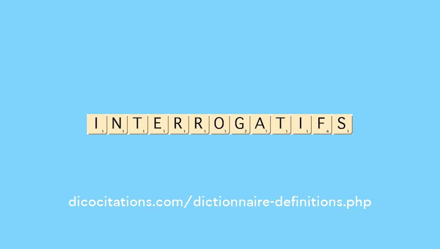 interrogatifs