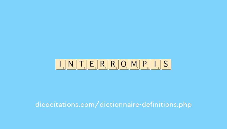 interrompis