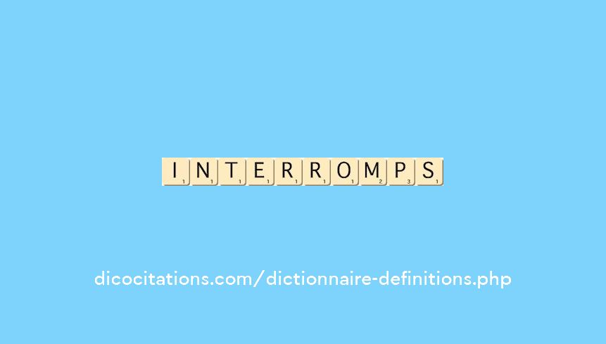 interromps interromps