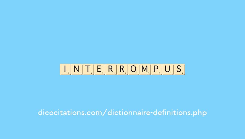 interrompus