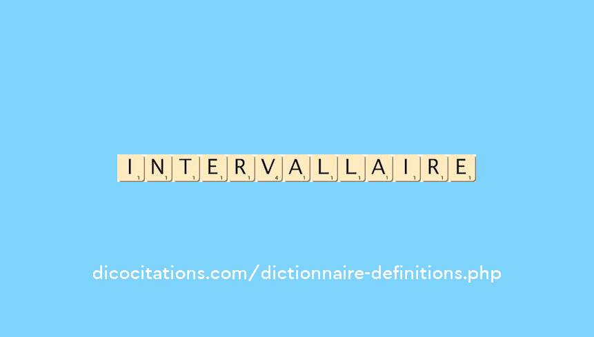 intervallaire intervallaire