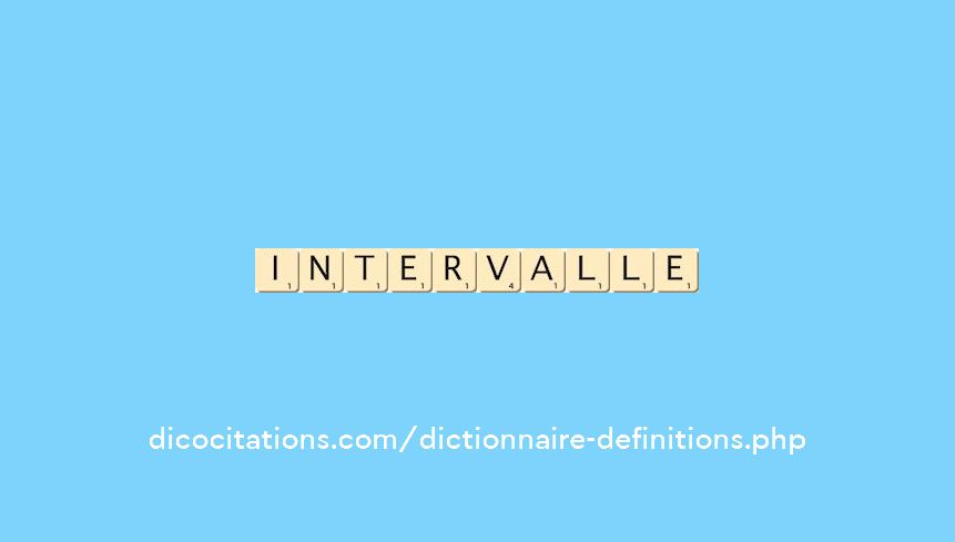 intervalle