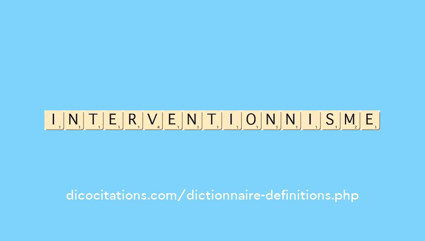 interventionnisme