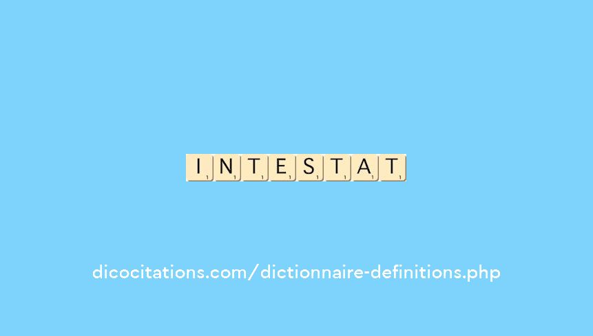 intestat
