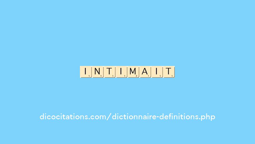 intimait intimait