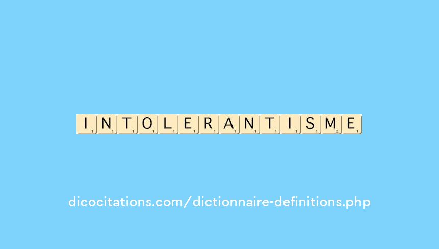 intolerantisme