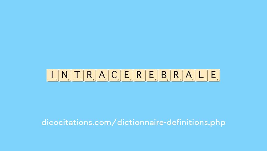 intracerebrale intracerebrale