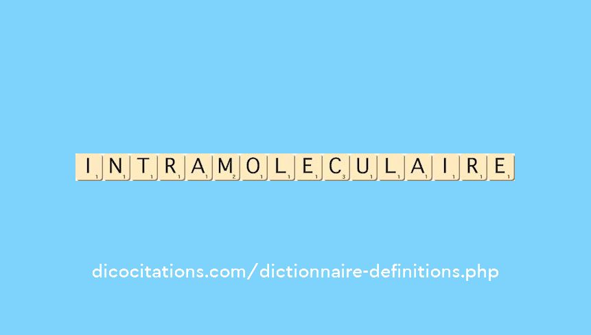 intramoleculaire