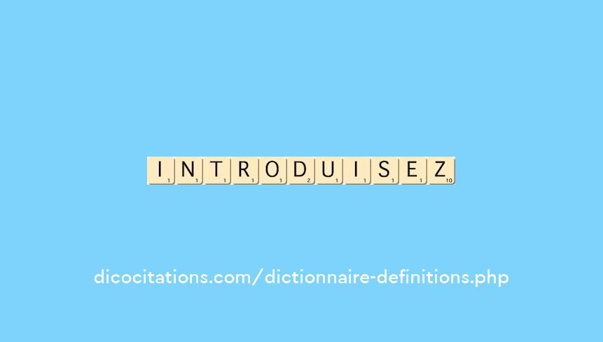 introduisez