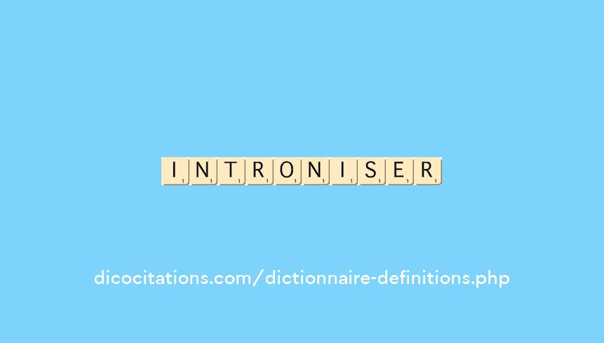 introniser