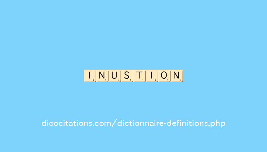 inustion