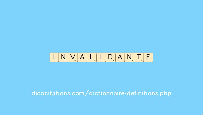invalidante invalidante