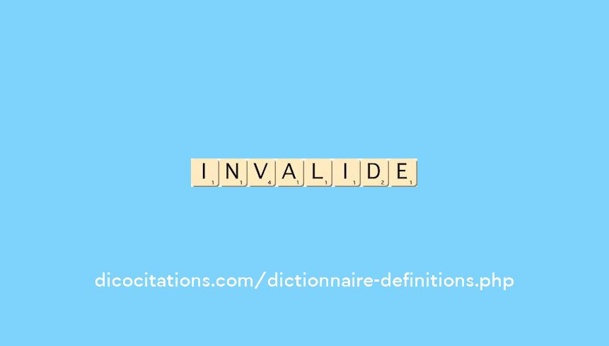 invalide invalide