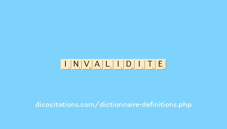 invalidite