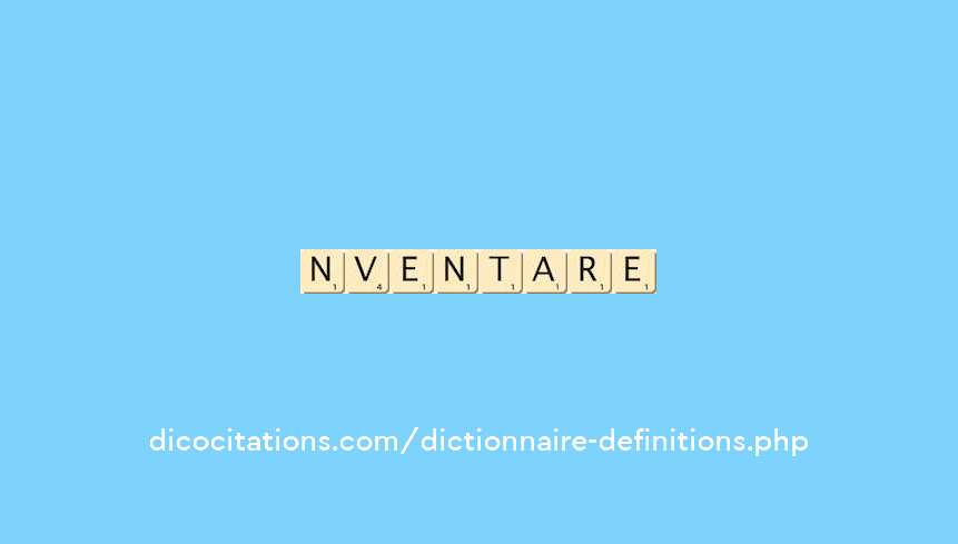 inventaire