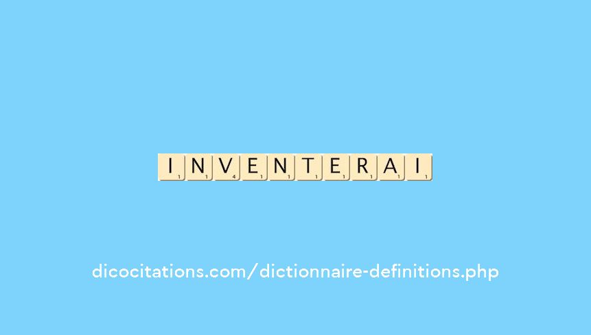 inventerai