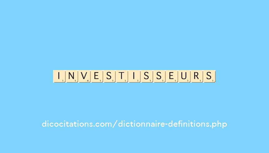 investisseurs