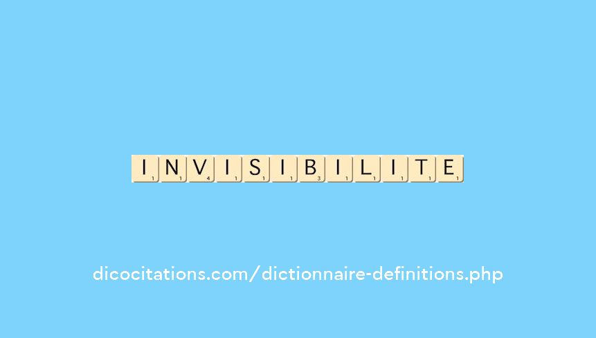 invisibilite