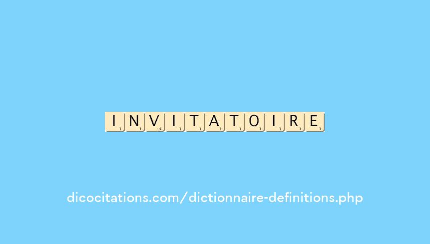 invitatoire