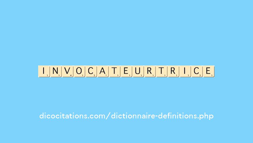 invocateur--trice
