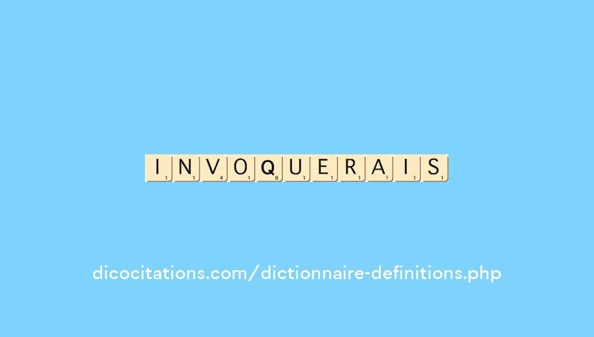 invoquerais invoquerais