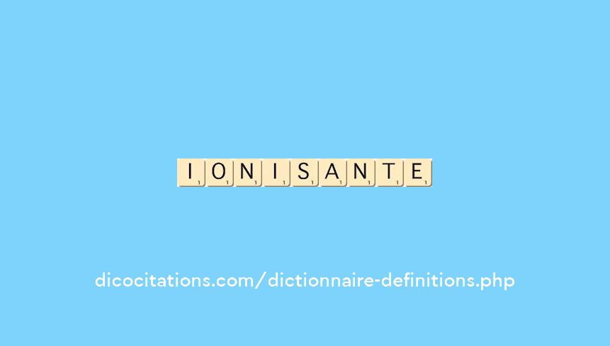 ionisante ionisante